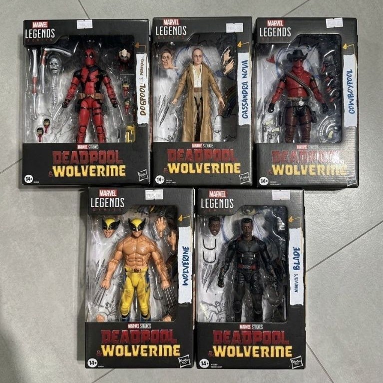 DEADPOOL & WOLVERINE | Marvel Legends | Blade, Cassandra Nova, Dogpool, Cowboypool | Action Figure