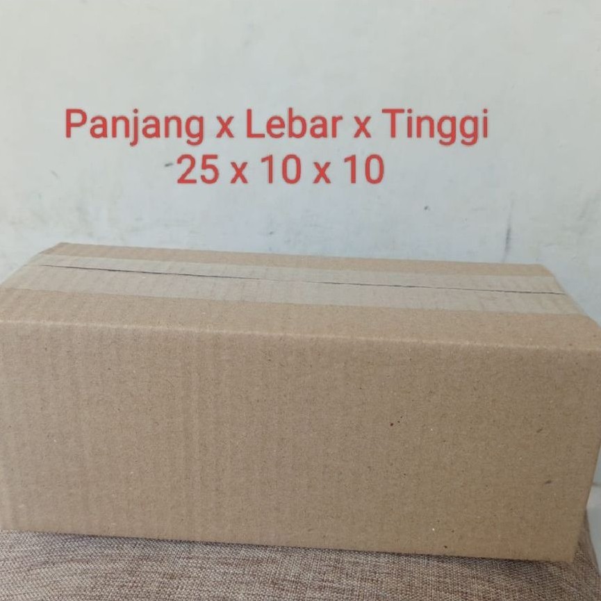 Kardus Packing 25x10x10