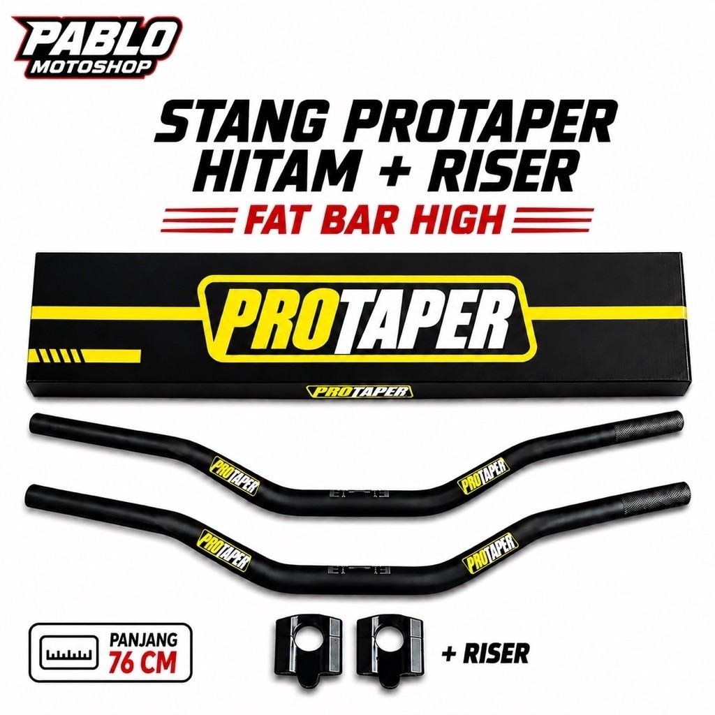 Stang FatBar High Protaper + Riser Stang Universal Motor KLX/NMAX/PCX/WR/CRF
