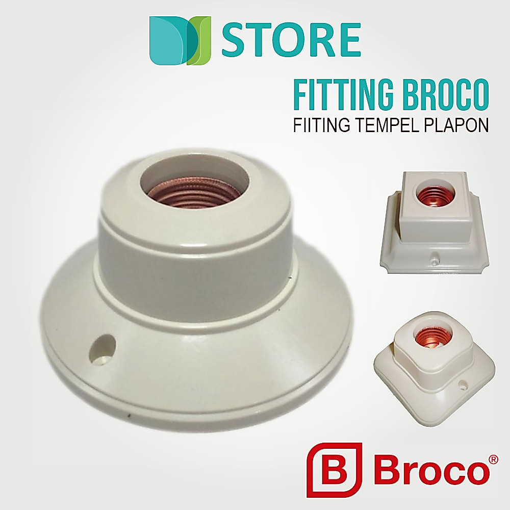 Fitting Lampu Tempel Broco