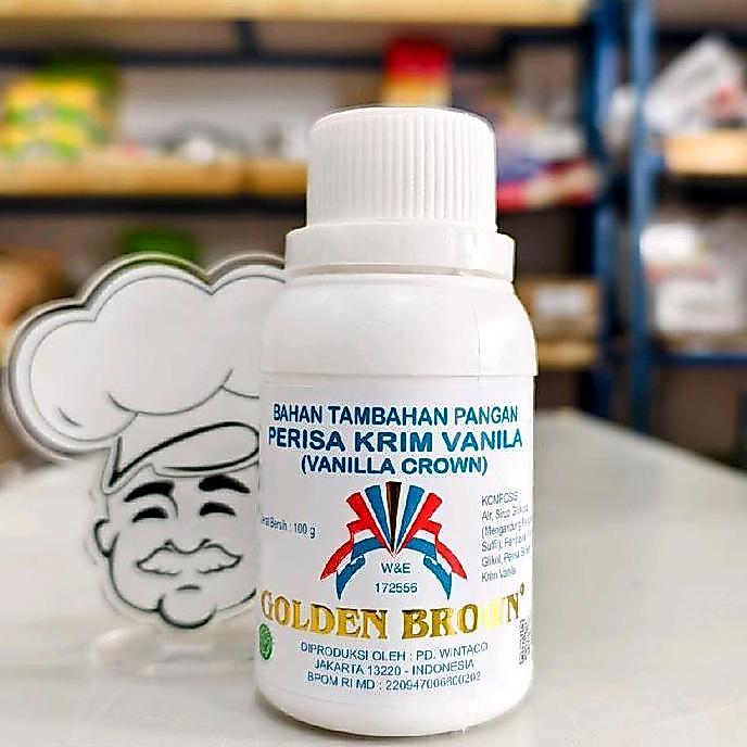 Goldenbrown Pasta Vanilla Crown / Pasta Vanilla Susu Goldenbrown 100Gr