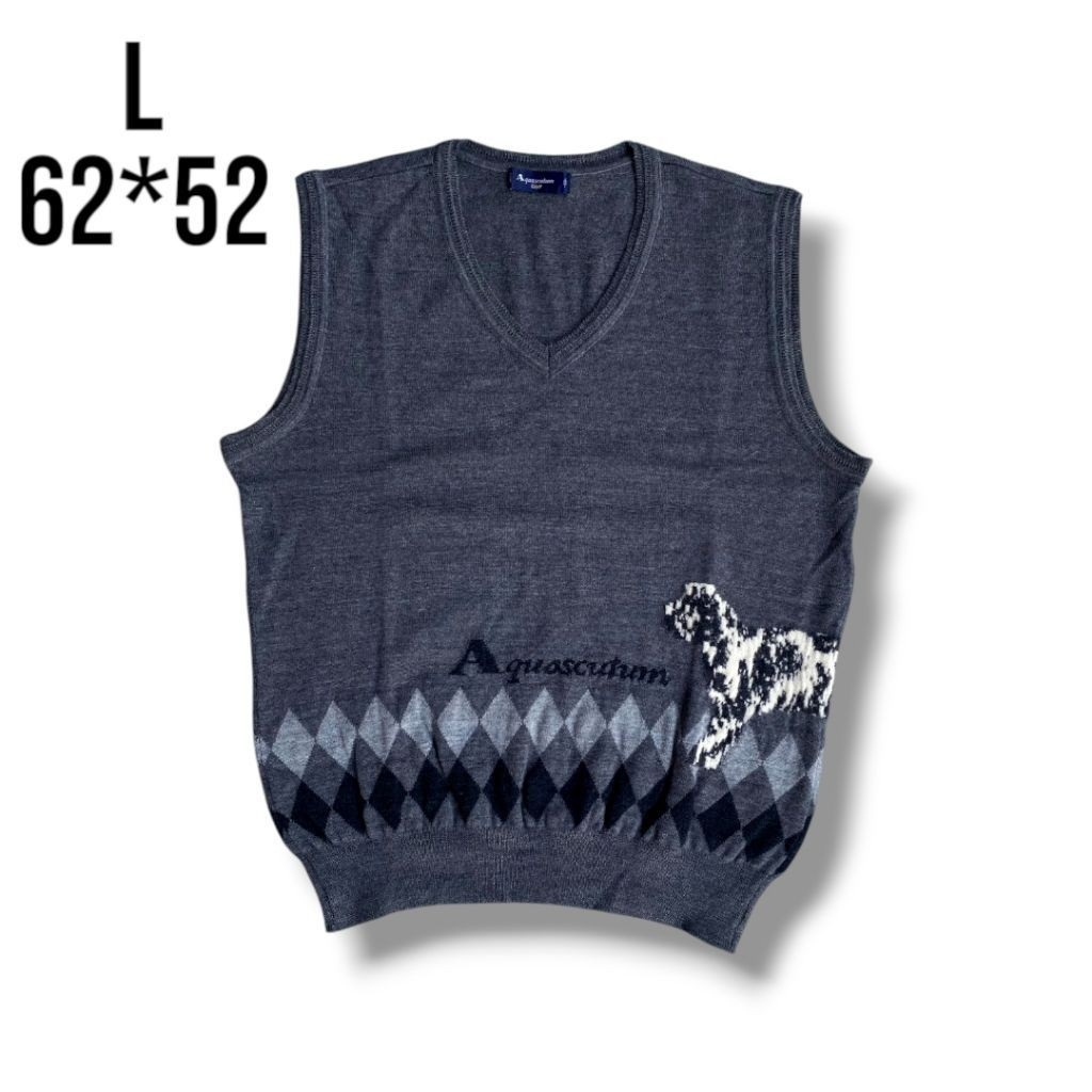 Knitvest Aquascutum Wool Unisex