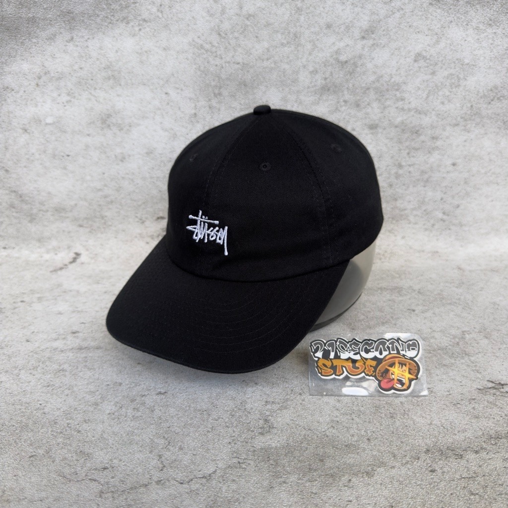 Topi Stussy Hitam Dewasa Second