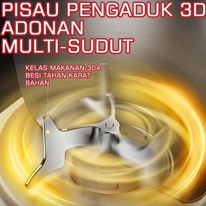 LAHOME Bear Dough Mixer Pengaduk Adonan 3.5L Adonan Kneader Mixer Electric Standmix ASS