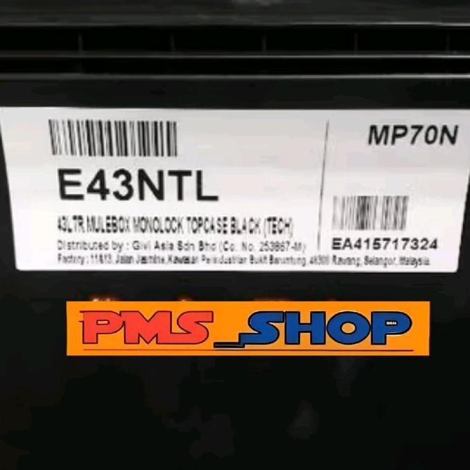 Premium Box Givi E 43 Ntl Original Givi Box Model Motak E43 Givi E43 Ntl Box Motor Givi E 43 Ntl Ter