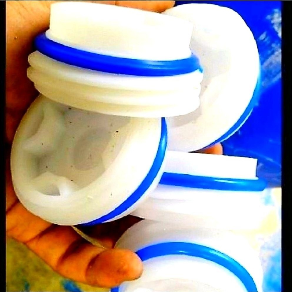 tutup drum plastik 200liter putih.bahan tebal hdpe.cocok untuk drum 200liter...