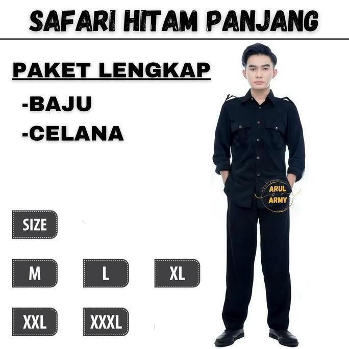 Terbaru Grosir Seragam Safari Pdh Pdl Satpam Security Coklat Panjang Pendek Unisex Baju Keamanan Sup