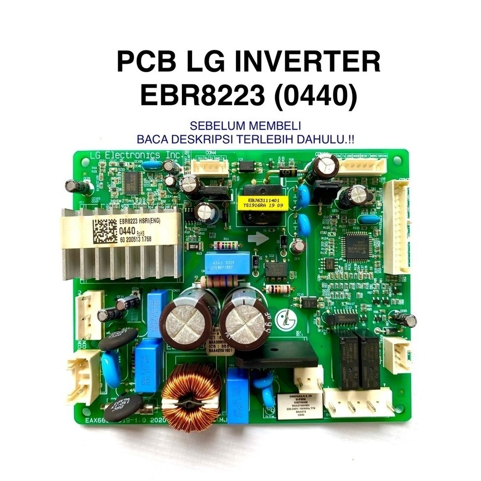 0440 ebr8223 / modul kulkas LG 0440 / modul kulkas LG 0440 / pcb kulkas LG ebr8223 / modul kulkas eb