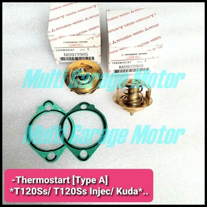 DISKON THERMOSTAT RADIATOR COOLANT KATUP THERMOSTART MITSUBISHI COLT T120SS KARBU INJEK KUDA MD97290