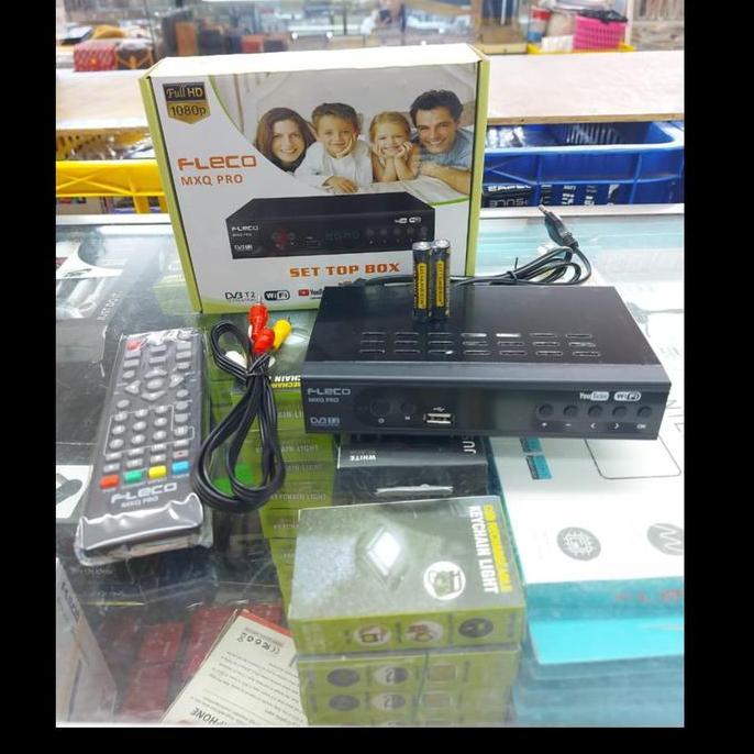 Set top box stb tv digital Fleco DVB T2 ful HD siaran digital Original