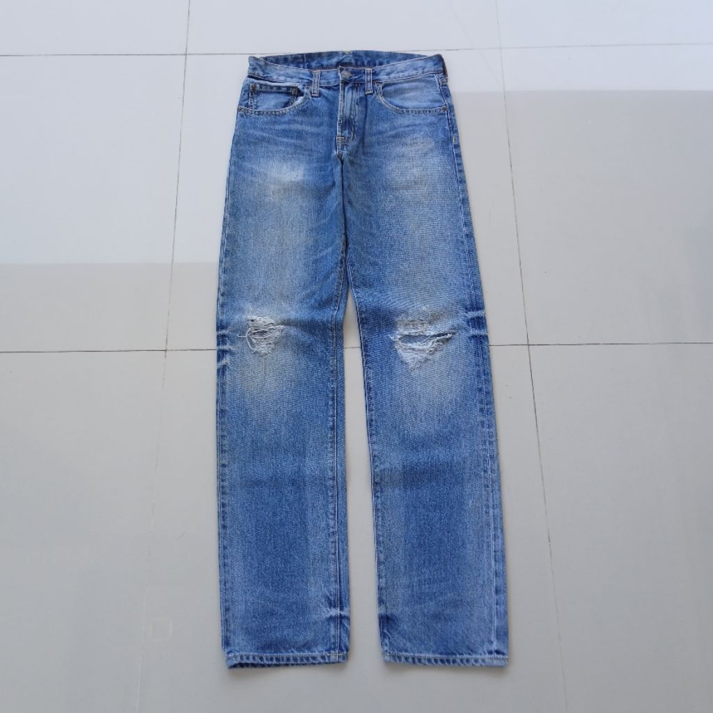 Jeans GU straight fit ripped