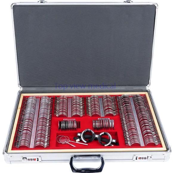 TRIAL LENS SET ALAT PERIKSA MATA OPTIK TRIAL LENS TRIAL FRAME OPTIKAL ALUMINIUM CASE HIGH QUALITY OR