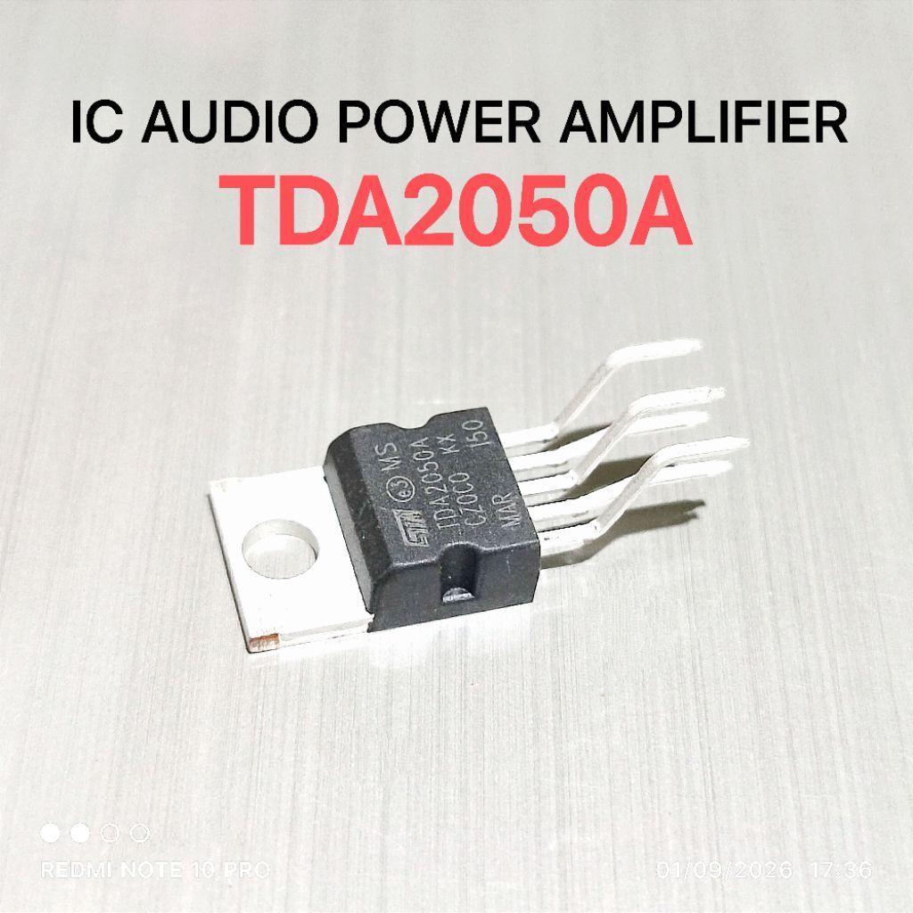(QTY 1 PCS) IC TDA2050 TDA 2050 Mono Power Amplifier