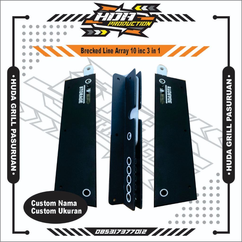 BRECKED/BRICKED SOUND SYSTEM CUMSTOM LINE ARRAY 10 Inc