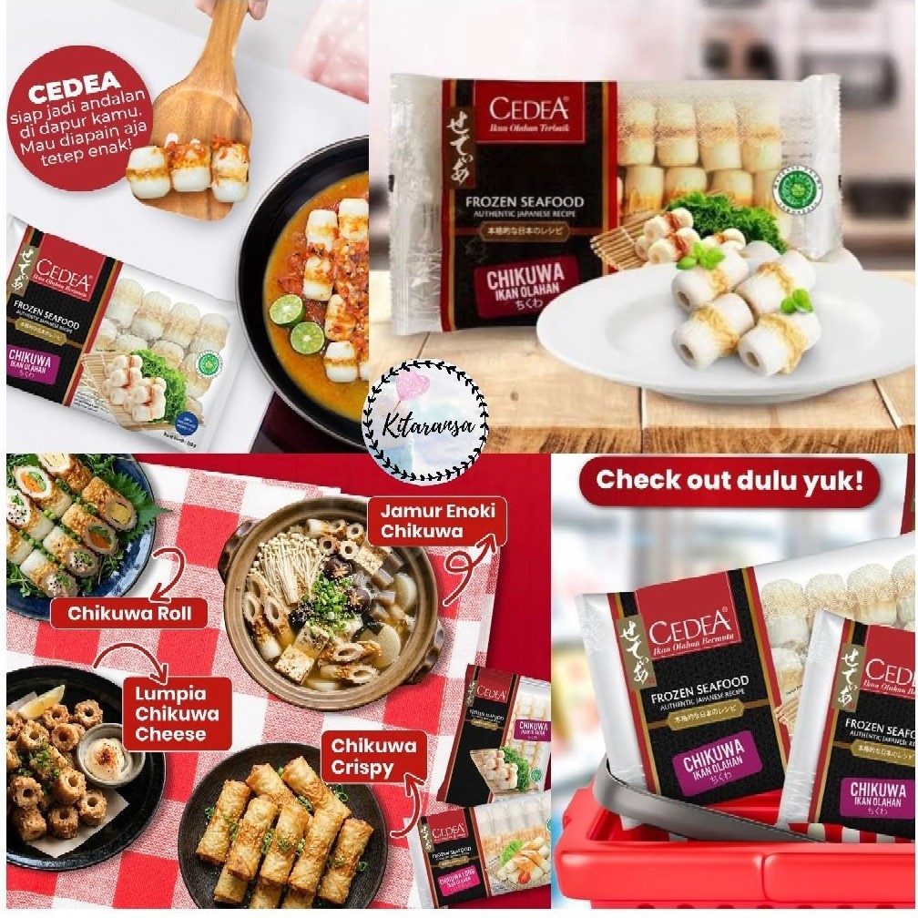 Cedea Chikuwa 250gr/Cedea/Cedea Chikuwa 500gr/Cedea Chikuwa