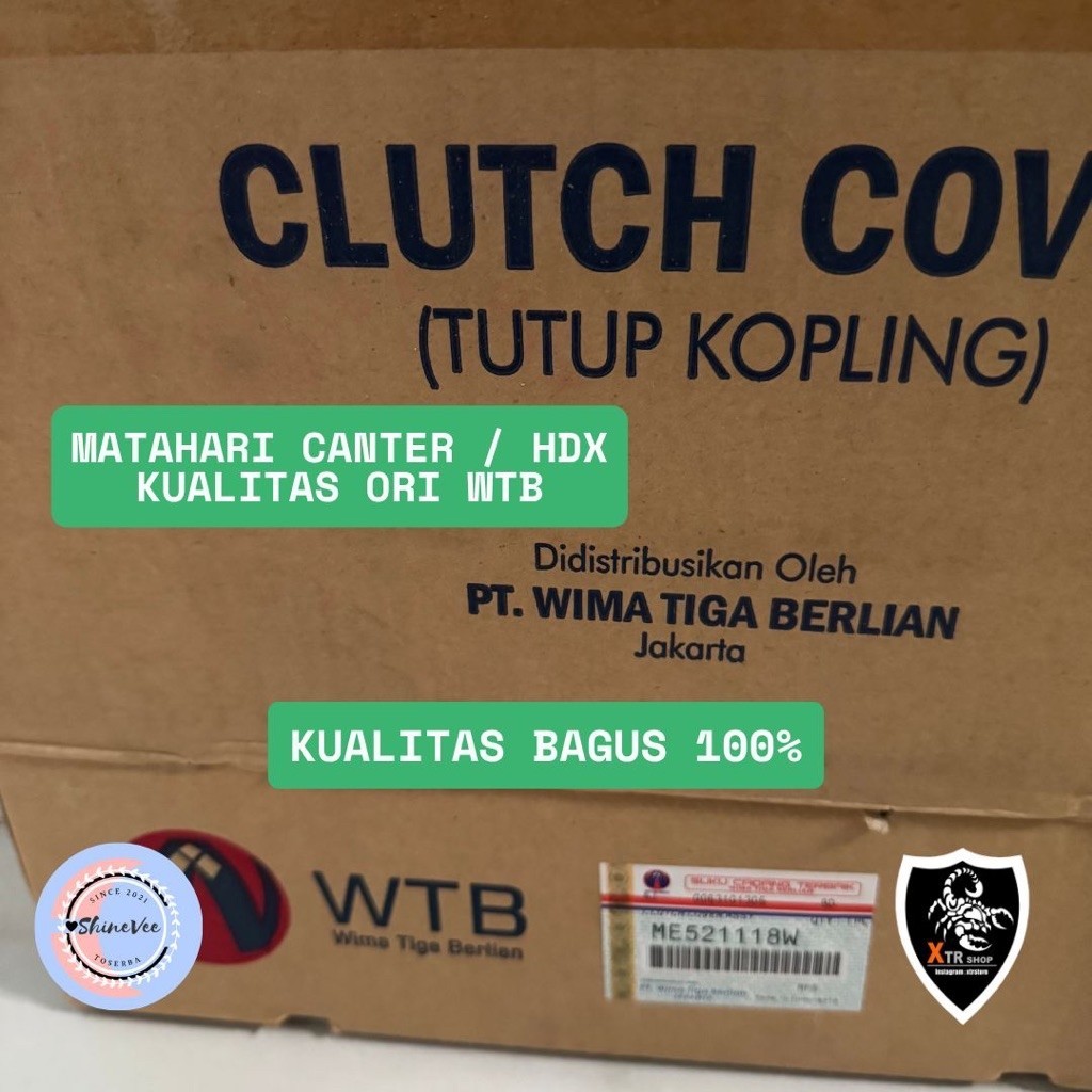 Matahari Kopling Clutch Cover Dekrup Mitsubishi Canter PS125 PS136 Fuso ME521118w / Matahari Canter 