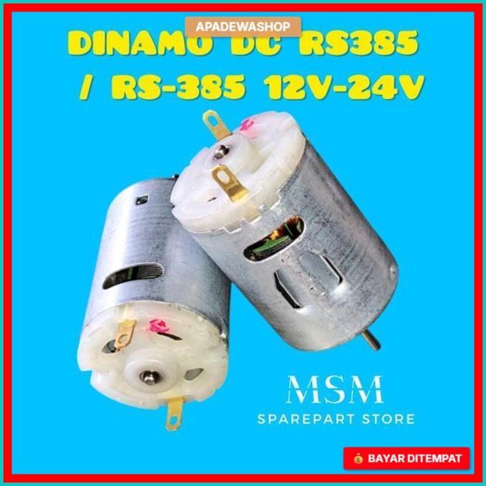 DINAMO DC RS385 / RS-385 12V-24V NEW ORIGINAL