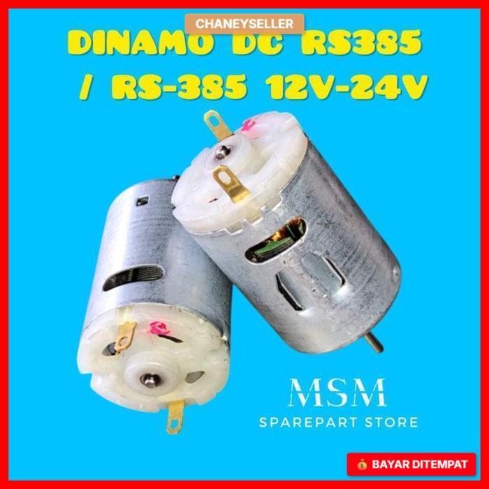 DINAMO DC RS385 / RS-385 12V-24V NEW ORIGINAL