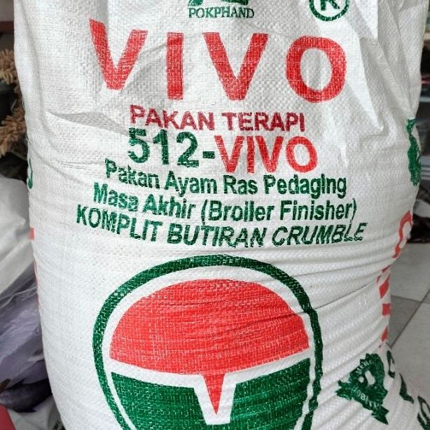 Pakan ayam VIVO 512 untuk ayam pertumbuhan dan dewasa  500 g