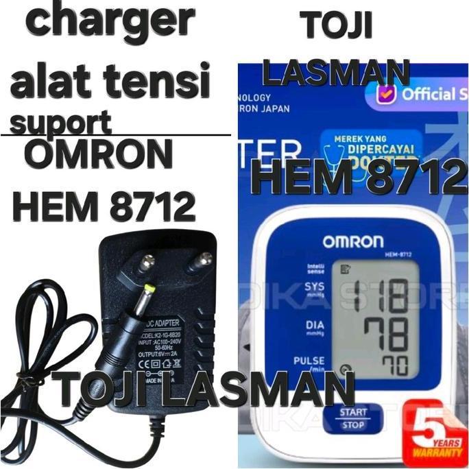 ADAPTOR ALAT UKUR TENSIMETER TENSI METER ALAT TEKANAN HEM-7132, HEM-752, HEM-745C,HEM-7300, HEM-712,