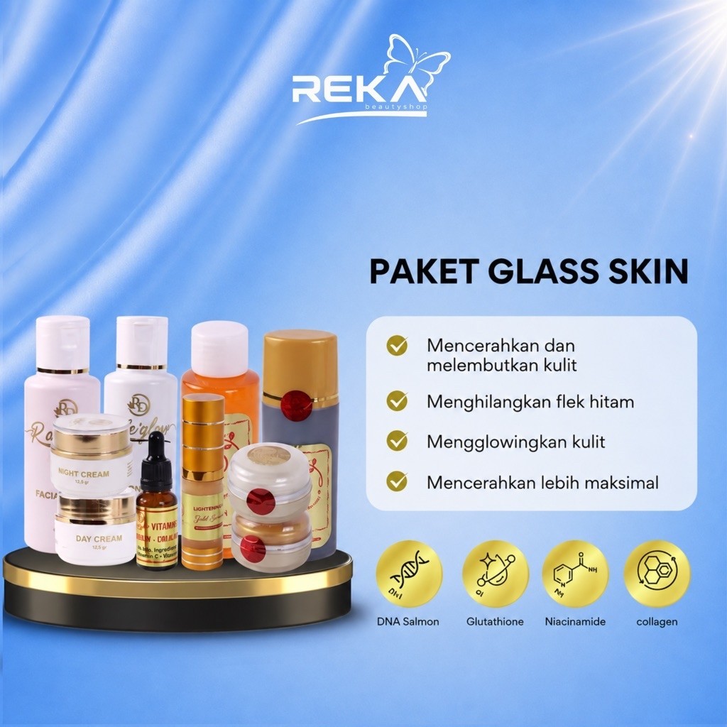 Paket Glass Skin RinnaDiazella (RD GOLD &RD’e GLOW)