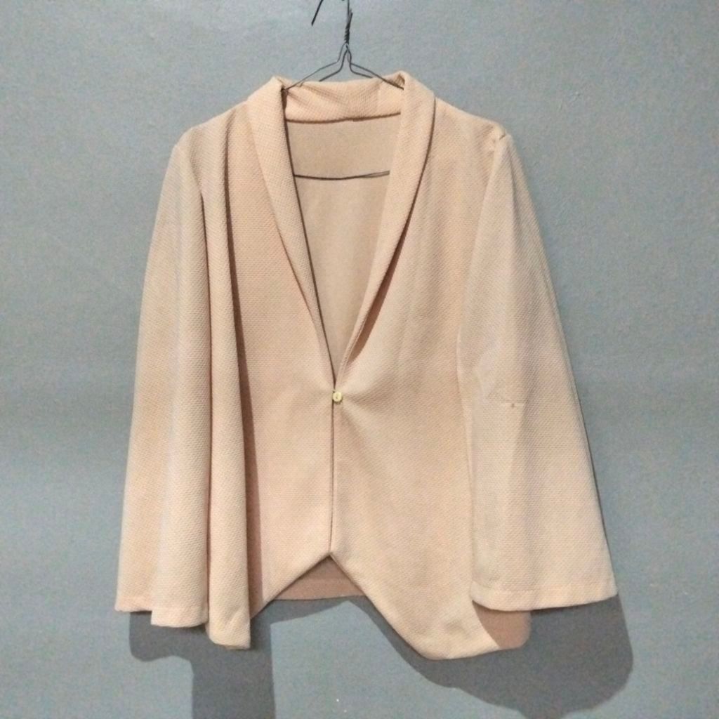 blazer cape preloved second berkualitas