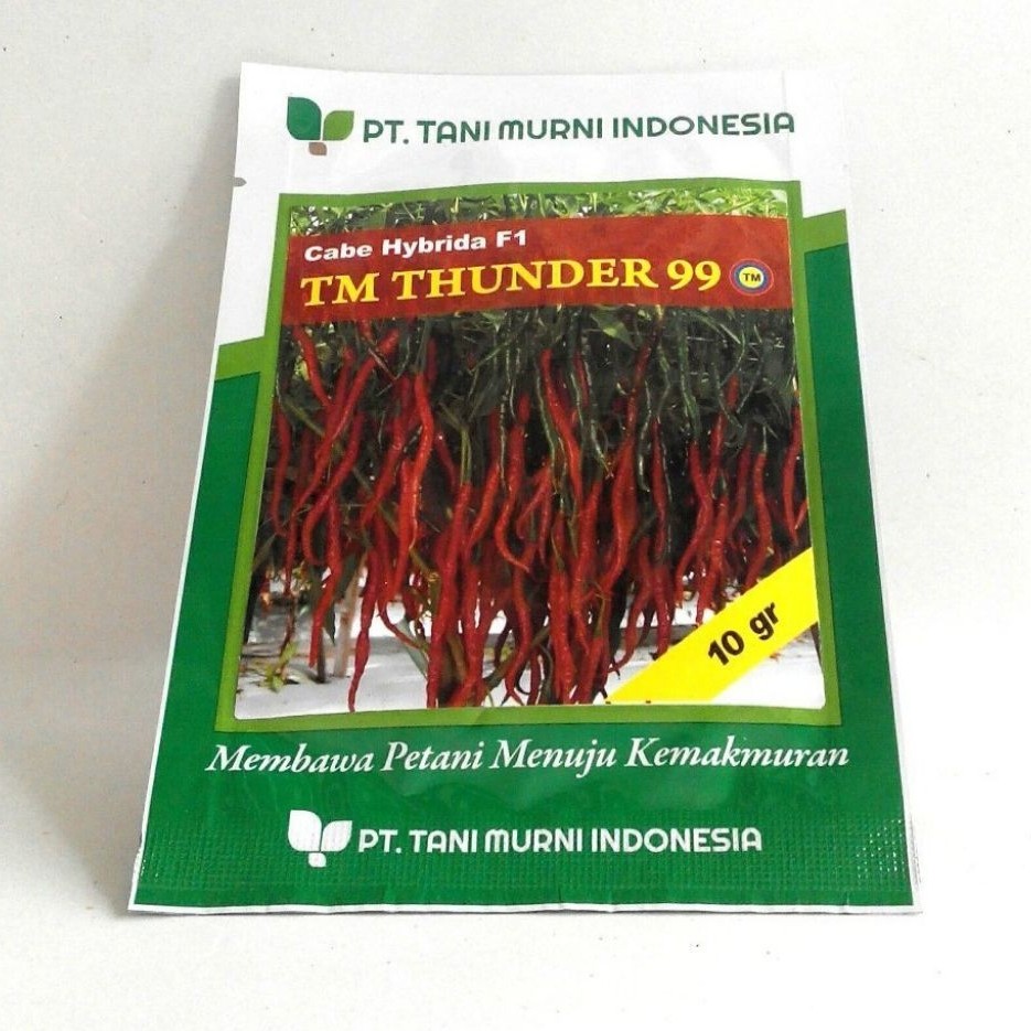 benih cabe keriting TM thunder 99 F1 isi 10 gr