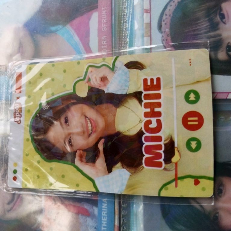 photocard japota hologram official v5 miche