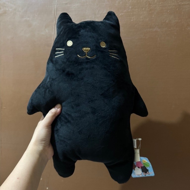 Boneka Karakter Kucing Hitam size 30x40cm Original / Boneka Karakter Kucing Hitam / Boneka Kucing / 