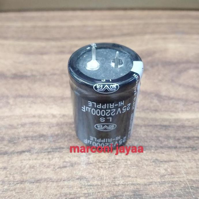 KAPASITOR ELCO 22000UF 25V 41MM X 30MM NJ79