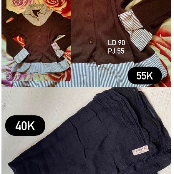 Preloved Viscose hitam