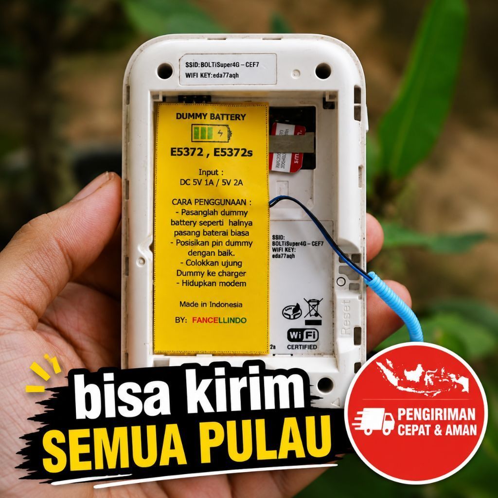 DUMMY BATERAI e5372 , e5372s, E5377, E5372, E5373, E5330, E5336.