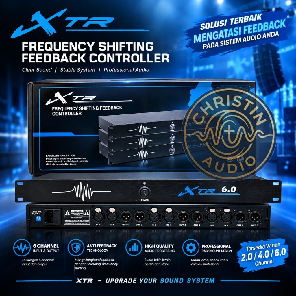 Anti Feedback Mic XTR6.0 / XTR-6.0 6 Channel
