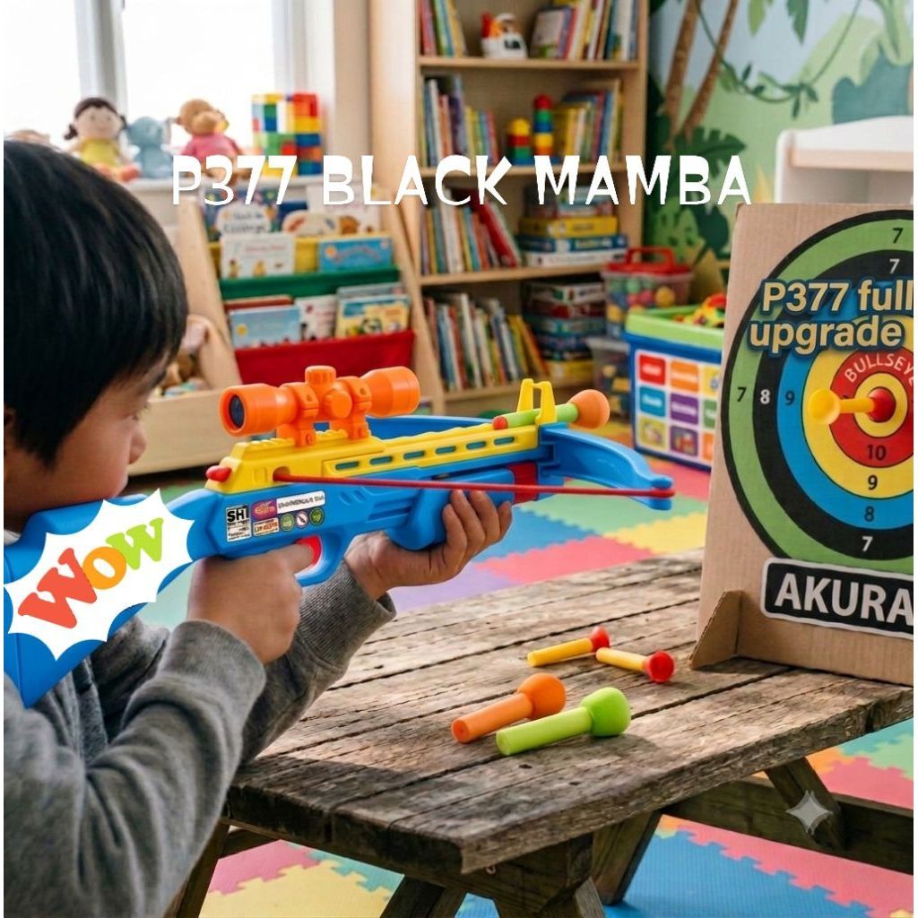 Mainan Edukasi Black Mamba Berbahan Plastik P377 Full Upgrade Hop Up