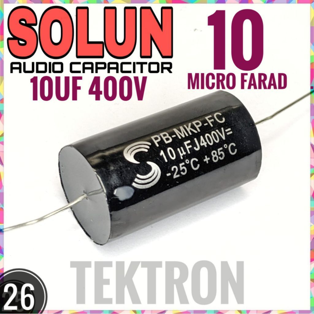 SOLUN 10uF 400V MKP Audio Capacitor Xover Audiophile 106 Crossover HPF LPF