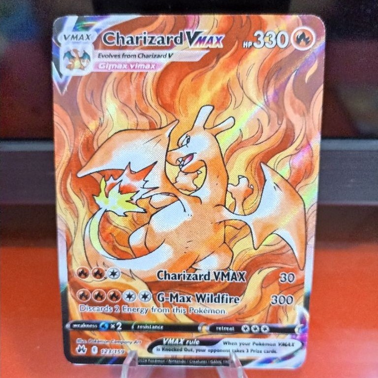 Kartu Pokemon Charizard in fire VMax