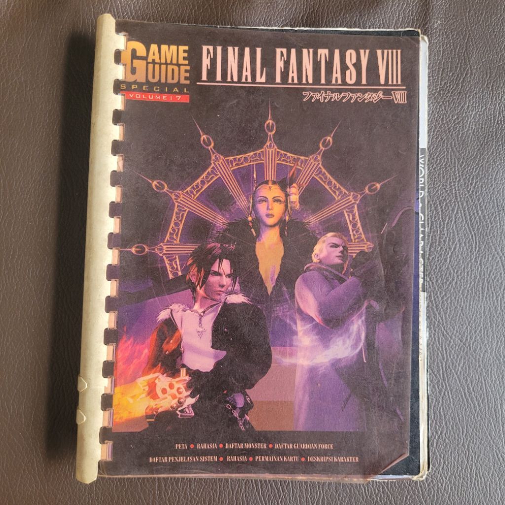 Buku Game Guide Final Fantasy VIII (Playstation)