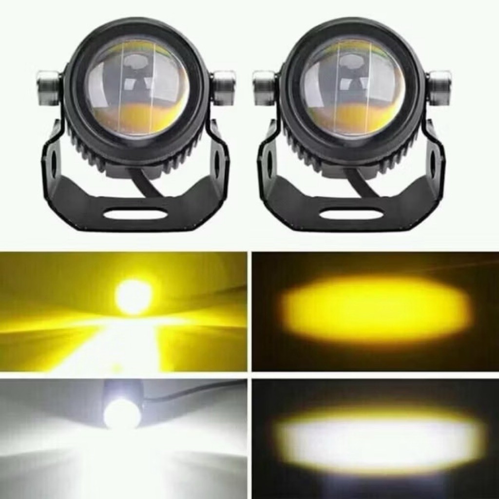 Lampu Tembak D2 laser Modish Hi-lo 2 Warna Putih Kuning Plus Ballast Original