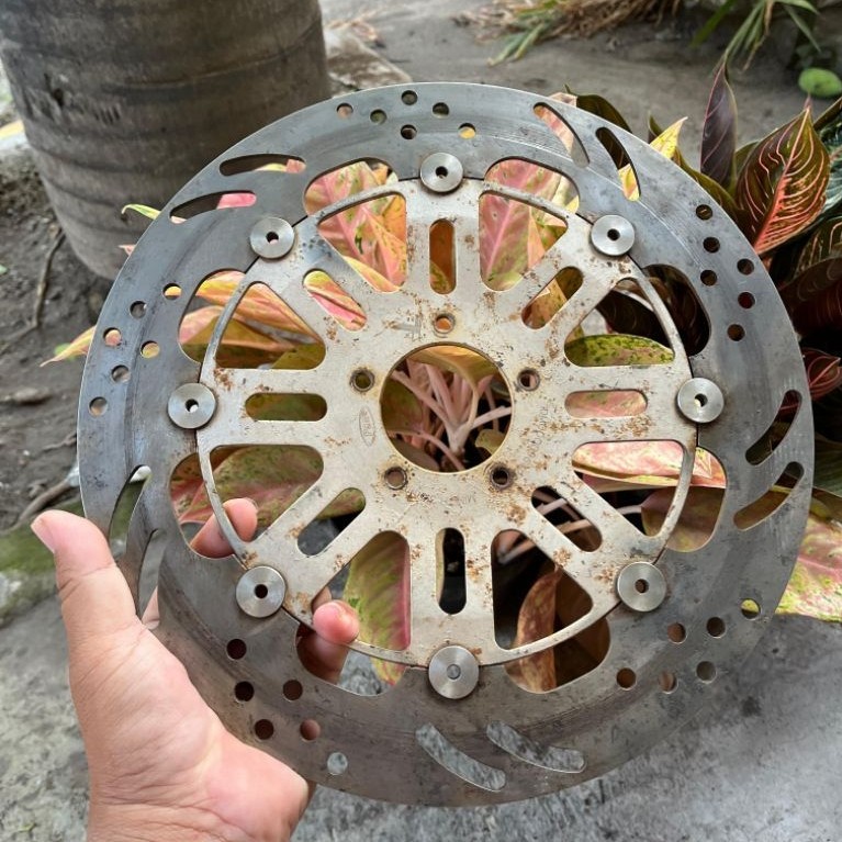 piringan PSM HONDA GL BAUT 5 floating ukuran 320mm tebal 4mm