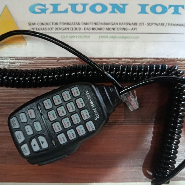 Microfon mic HM133V Kompatibel dengan ICOM IC2100 IC2200 IC2300  extramic icom