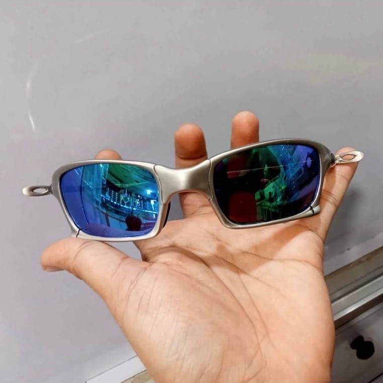 OAKLEY Squad ORIGINAL EX DISPLAY OPTIK Lensa Blue Iridium Kacamata  Lensa Photocromic Bluecromic Ant