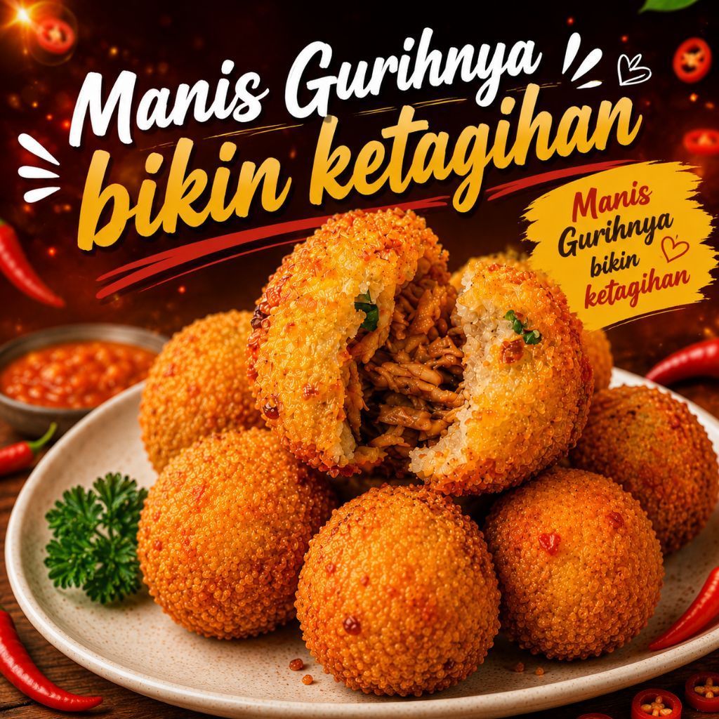 Cilok Frozen | Cilok Crispy Isi Ayam Teriyaki | Cilok Goreng Crispy | Cemilan Kekinian | Jajanan Man