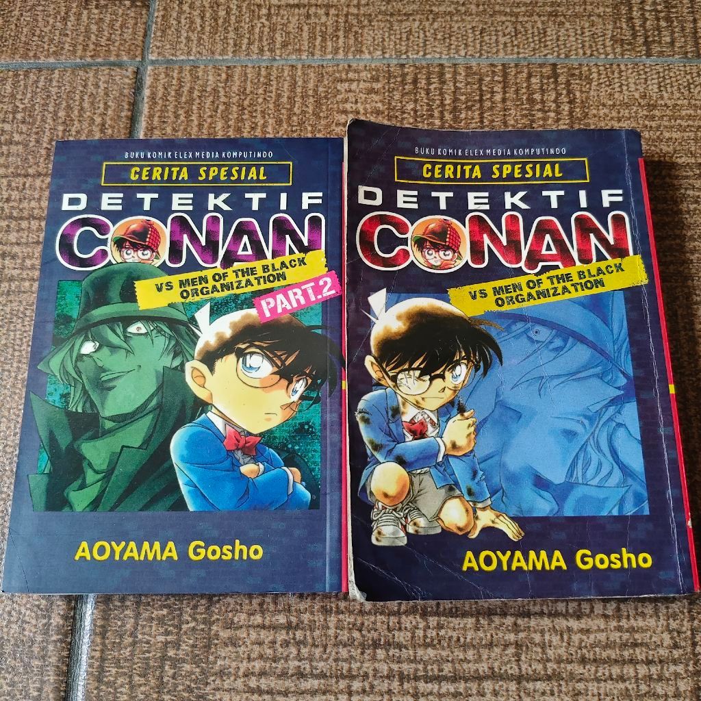 Komik Conan vs Man of the Black Organization 1-2
