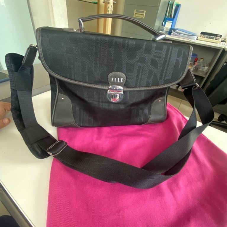 SHOLDER BAG VINTAGE ELLE ORI#Tasbranded#tasselempang