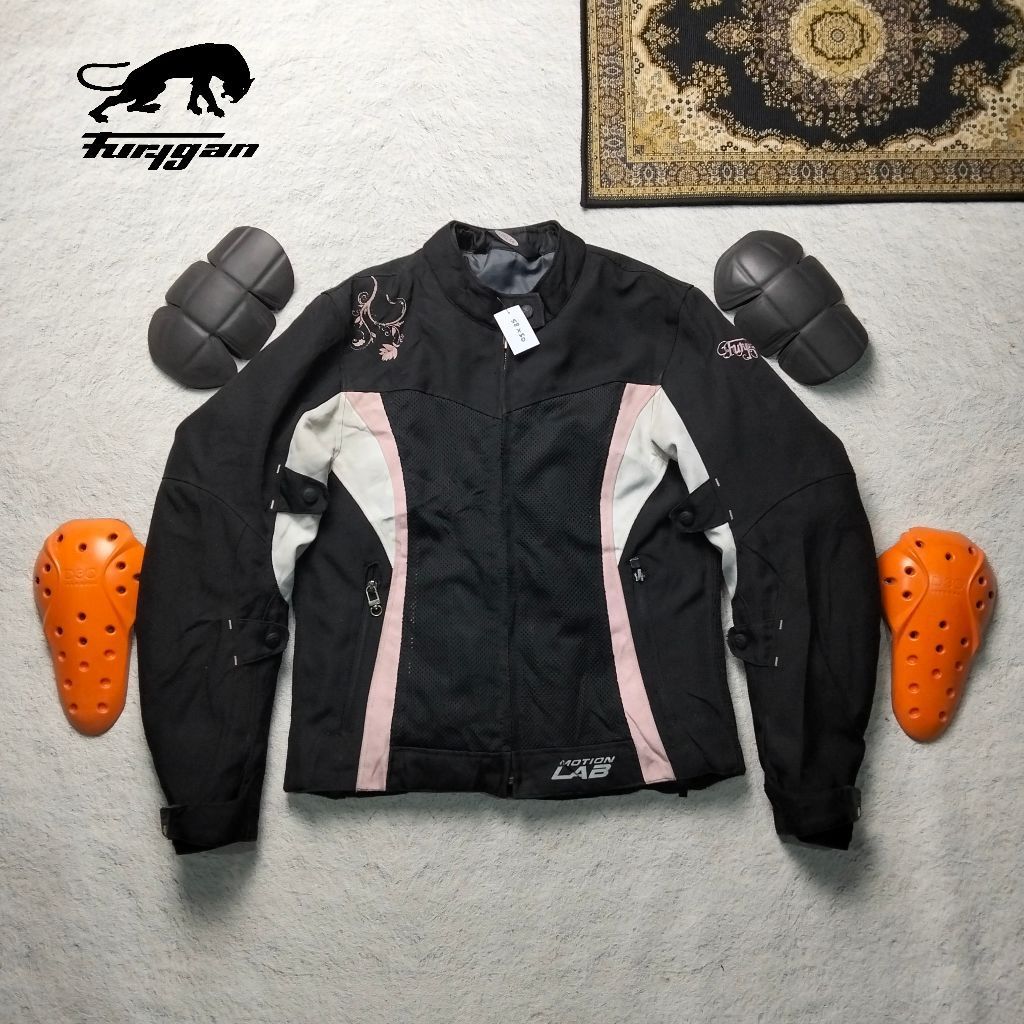 furygan biker motorcycle touring jacket original size M women