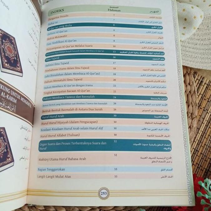 PAKET 3 Buku KOMPLIT Ilmu Tajwid Bergambar Al-Mushowwar Sifat-Sifat dan Makhraj Huruf Arab Karya DR 
