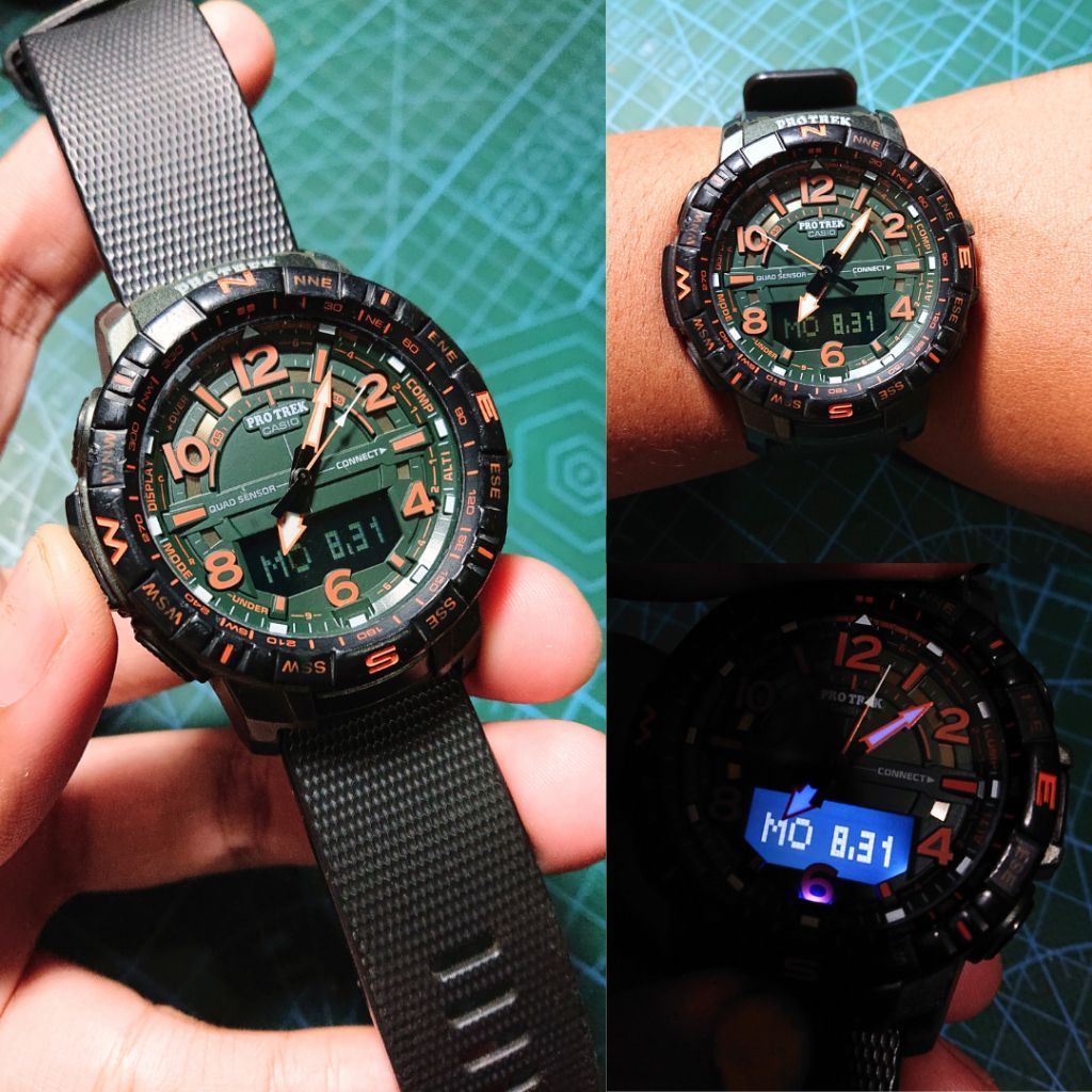 jam tangan casio Protrek PRT-B50 bluetooth smartwatch original second koleksi