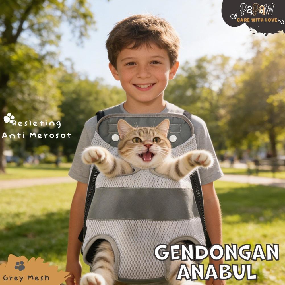 NEWW Gendongan Kucing Depan Belakang Tas Gendong Anjing Kitten Lucu