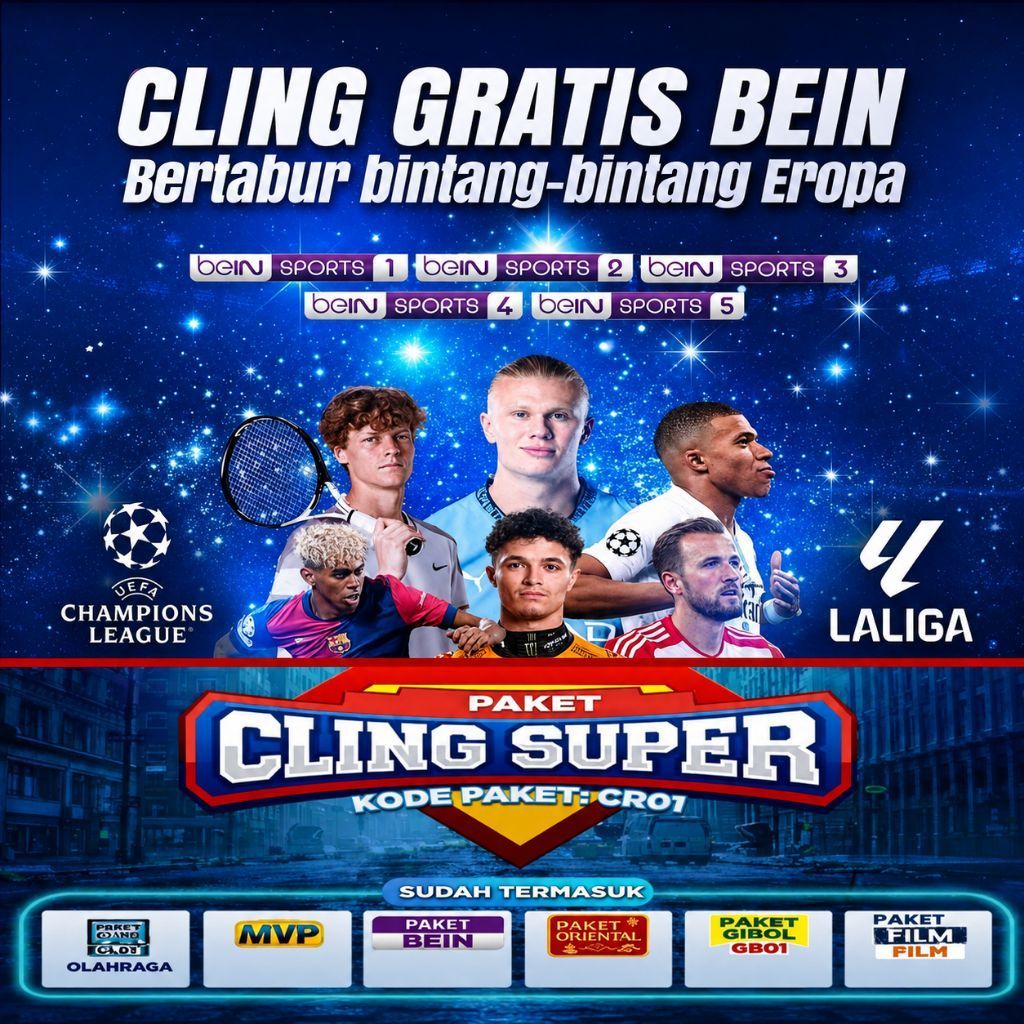 cling gratis Bein sport cling k vision cling 1 cling 3 cling 6 cling 12