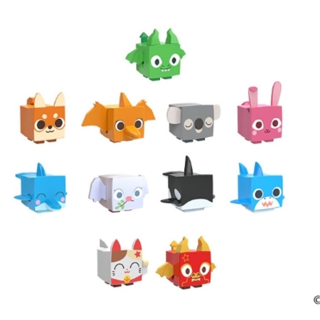 Mainan Pet Simulator Fidget Pets Mini Figure Set Original